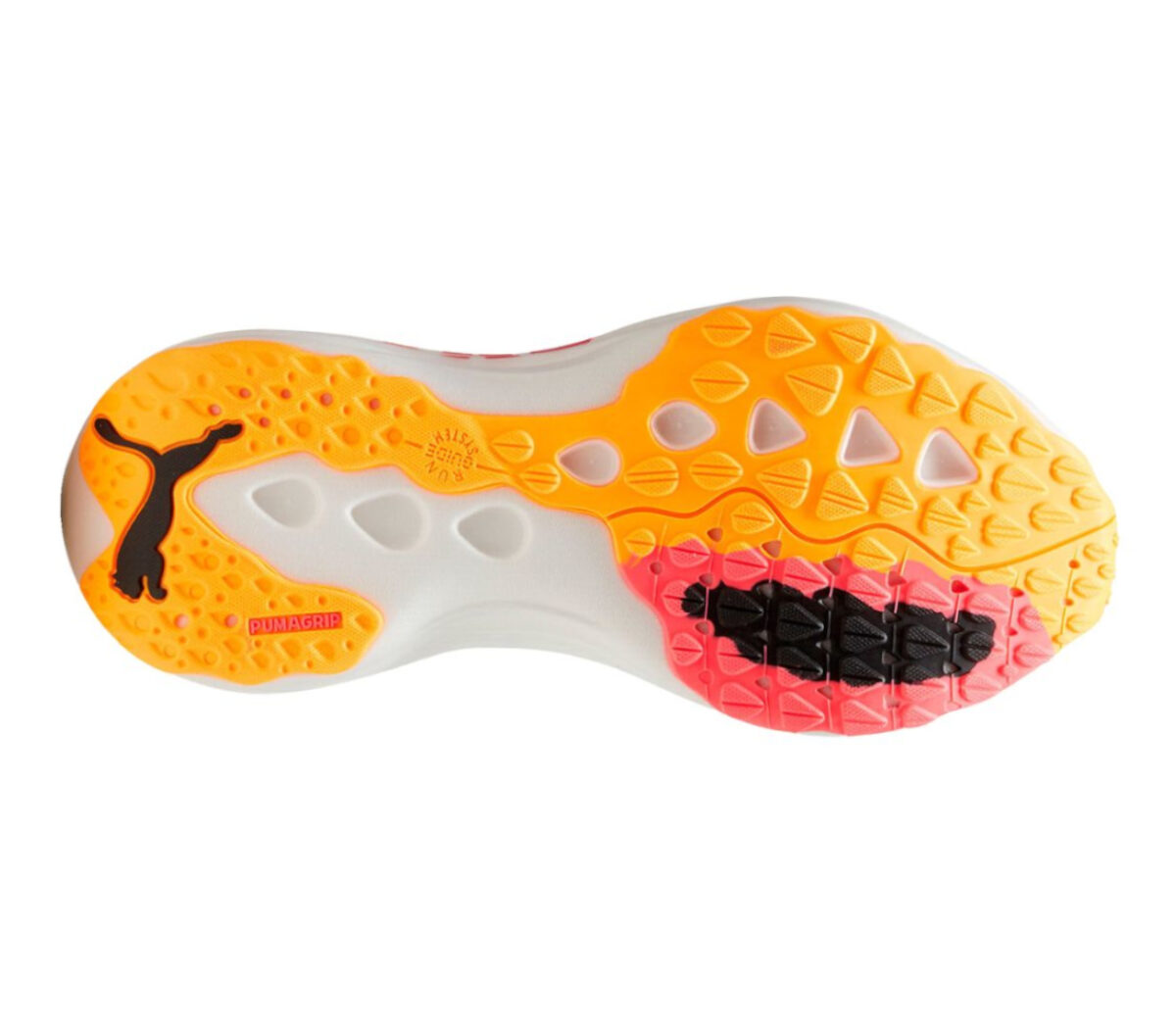 Suola Scarpa Puma Foreverrun Nitro uomo nera arancione