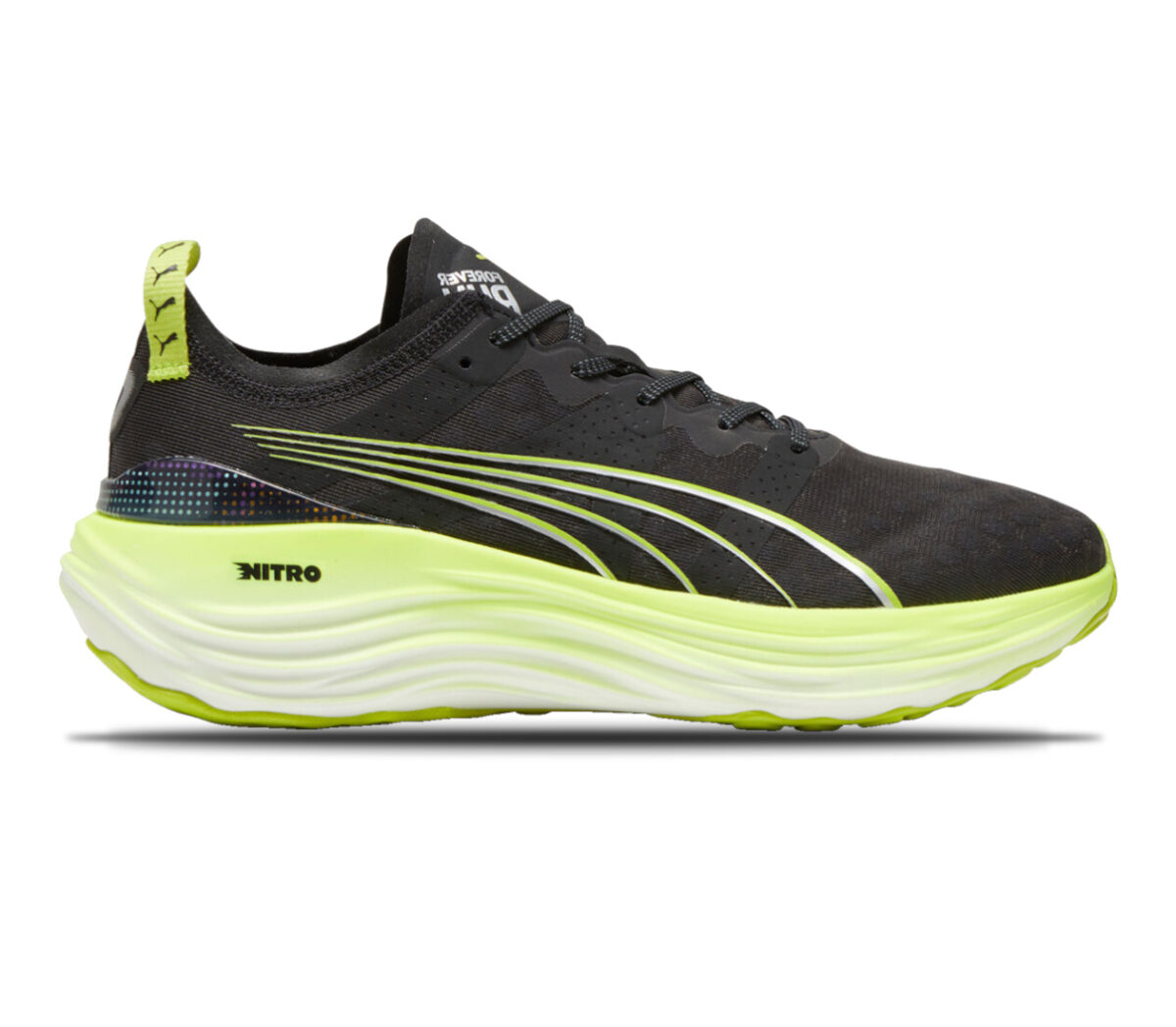 Scarpa Puma foreverRun nitro uomo nera gialla