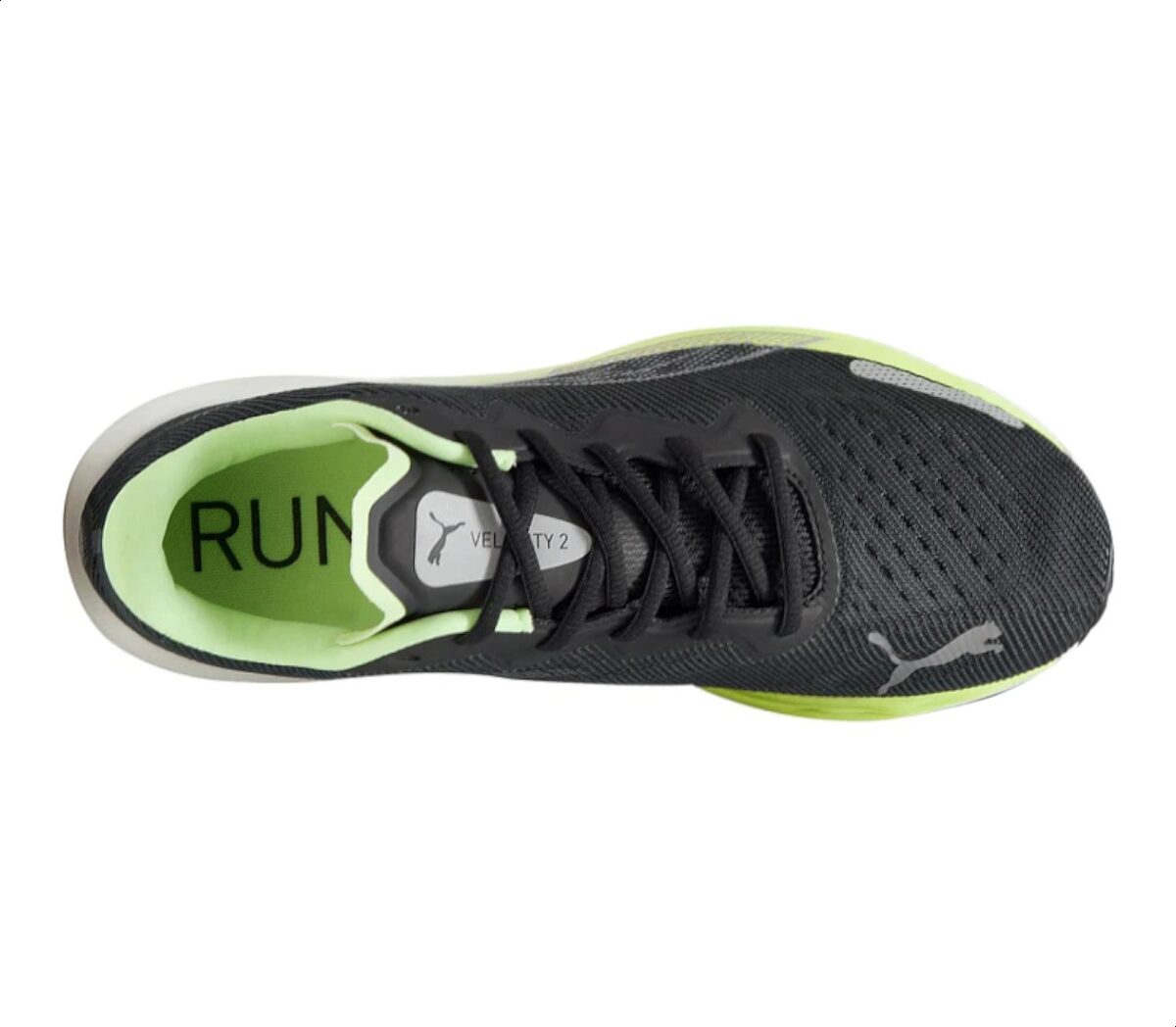 Tomaia Scarpa Puma velocity nitro 2 uomo nera verde