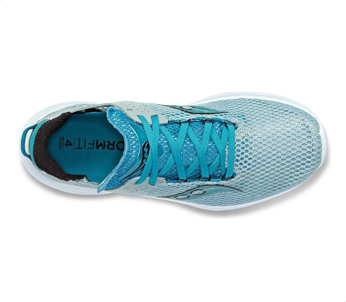 Tomaia Scarpa Saucony kinvara 14 donna celeste