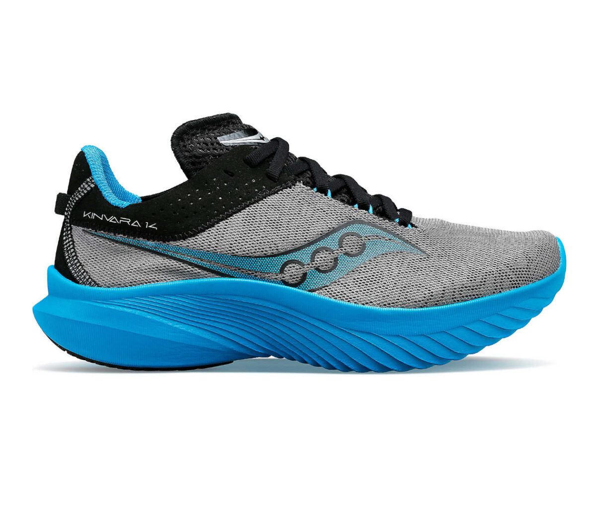 Scarpa Saucony kinvara 14 donna celeste grigio