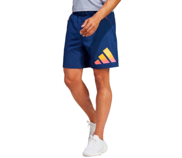 Pantaloncino adidas TI 3BAR short uomo blu