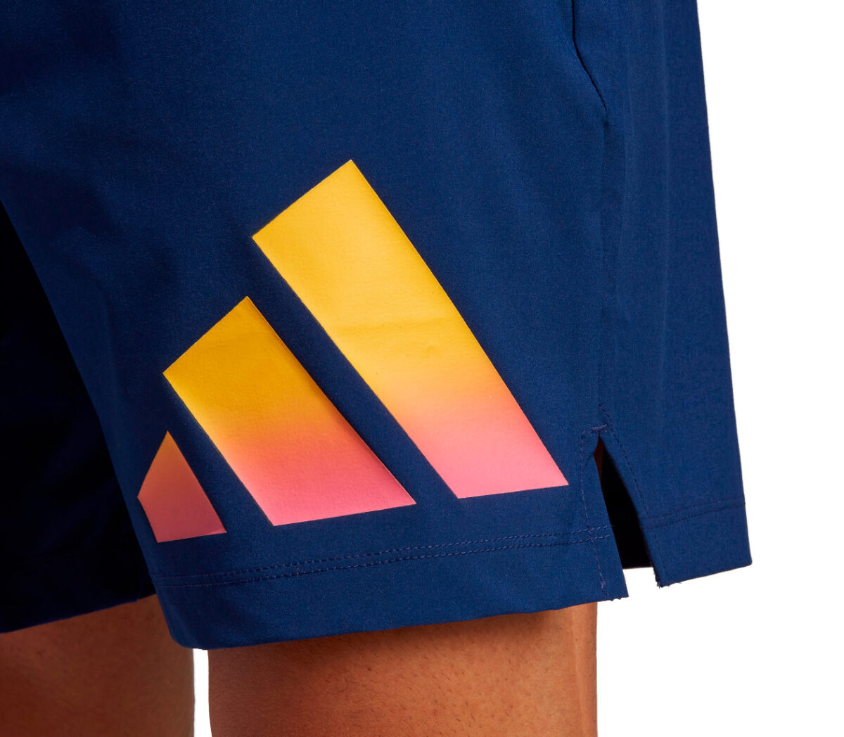 Dettaglio Pantaloncino adidas TI 3BAR short uomo blu