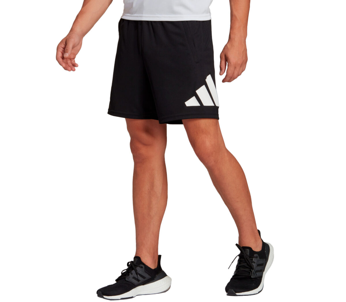 Pantaloncino adidas TR-ES logo short uomo nero