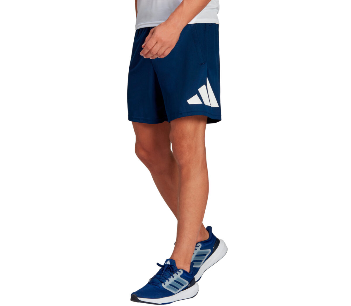 Pantaloncino adidas TR-ES logo short uomo blu