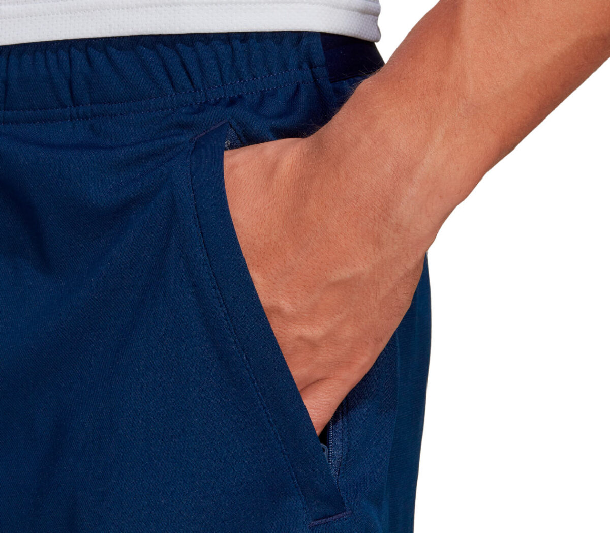 Dettaglio Pantaloncino adidas TR-ES logo short uomo blu