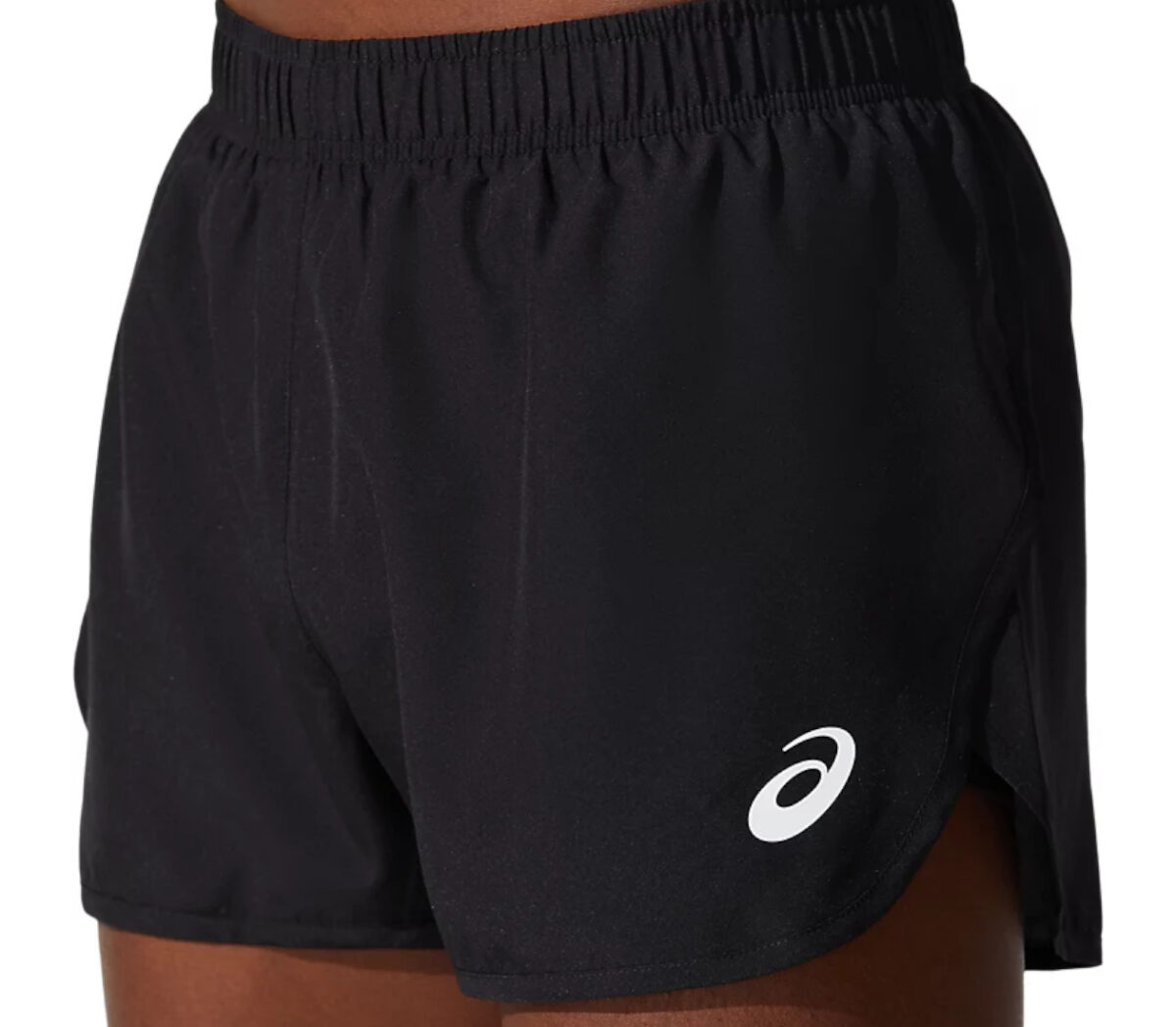 Dettaglio Pantaloncini Asics core spilt short uomo neri