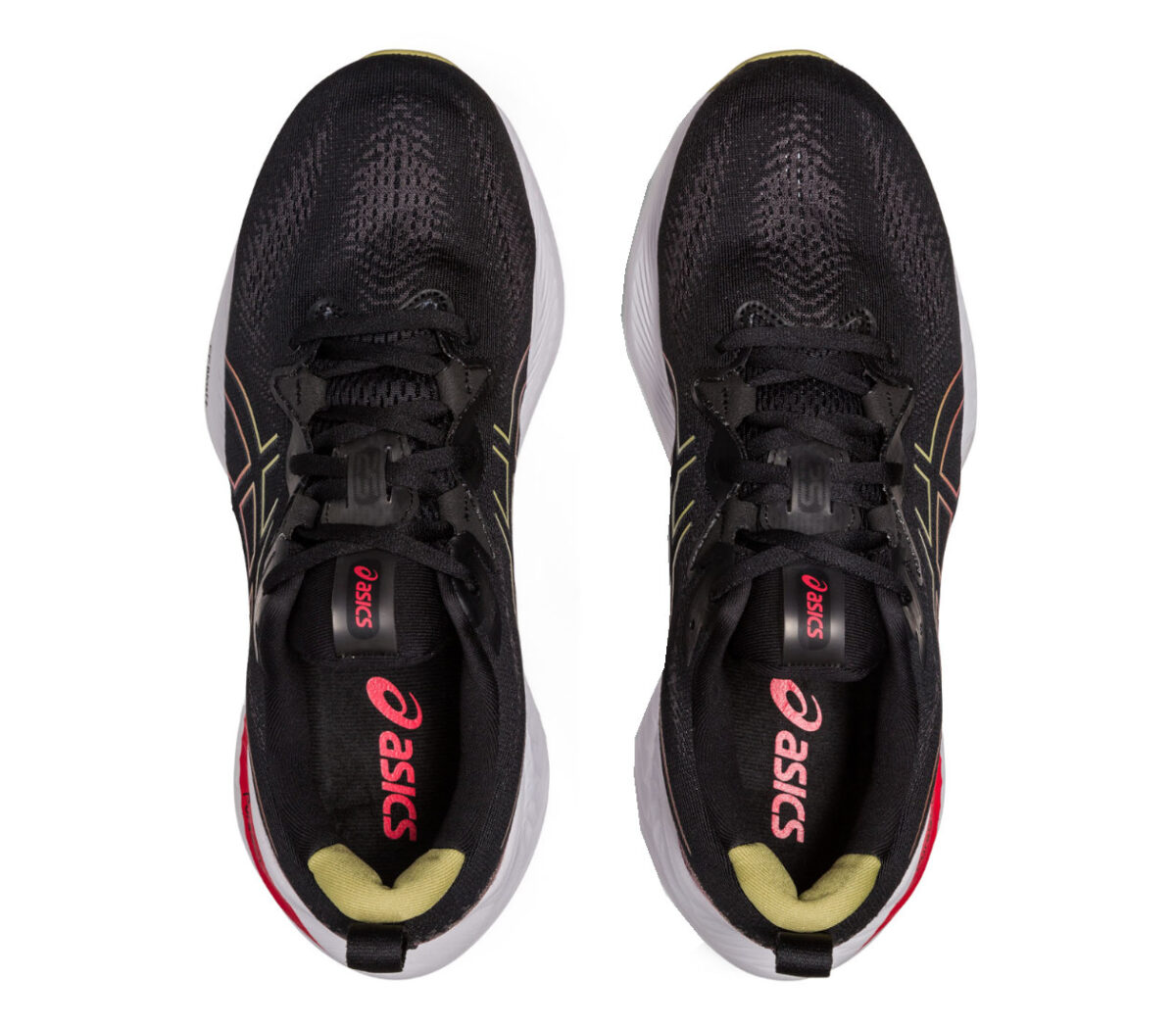 Tomaia Scarpa asics gel cumulus 25 uomo nera rossa