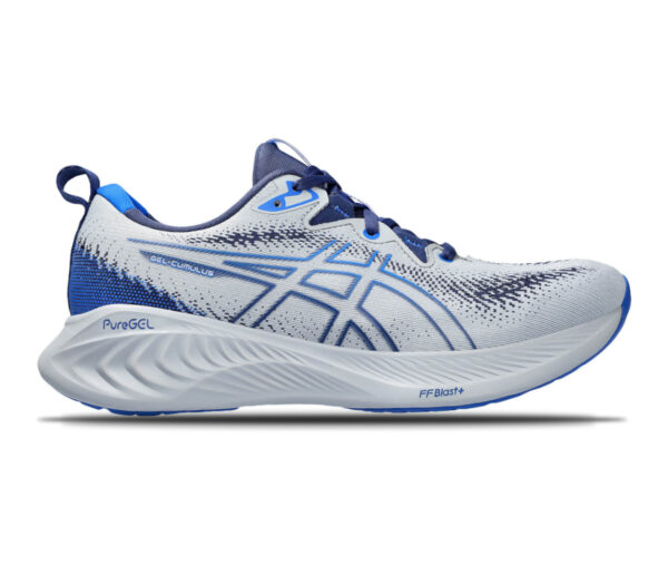 Scarpa asics gel cumulus 25 uomo blu bianca