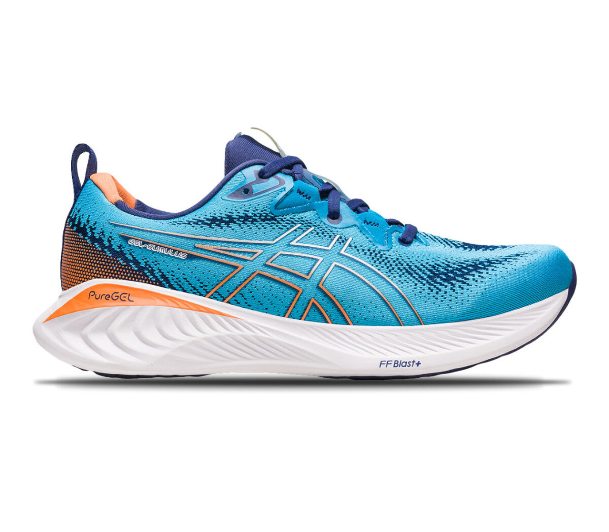 Scarpa asics gel cumulus 25 uomo celeste