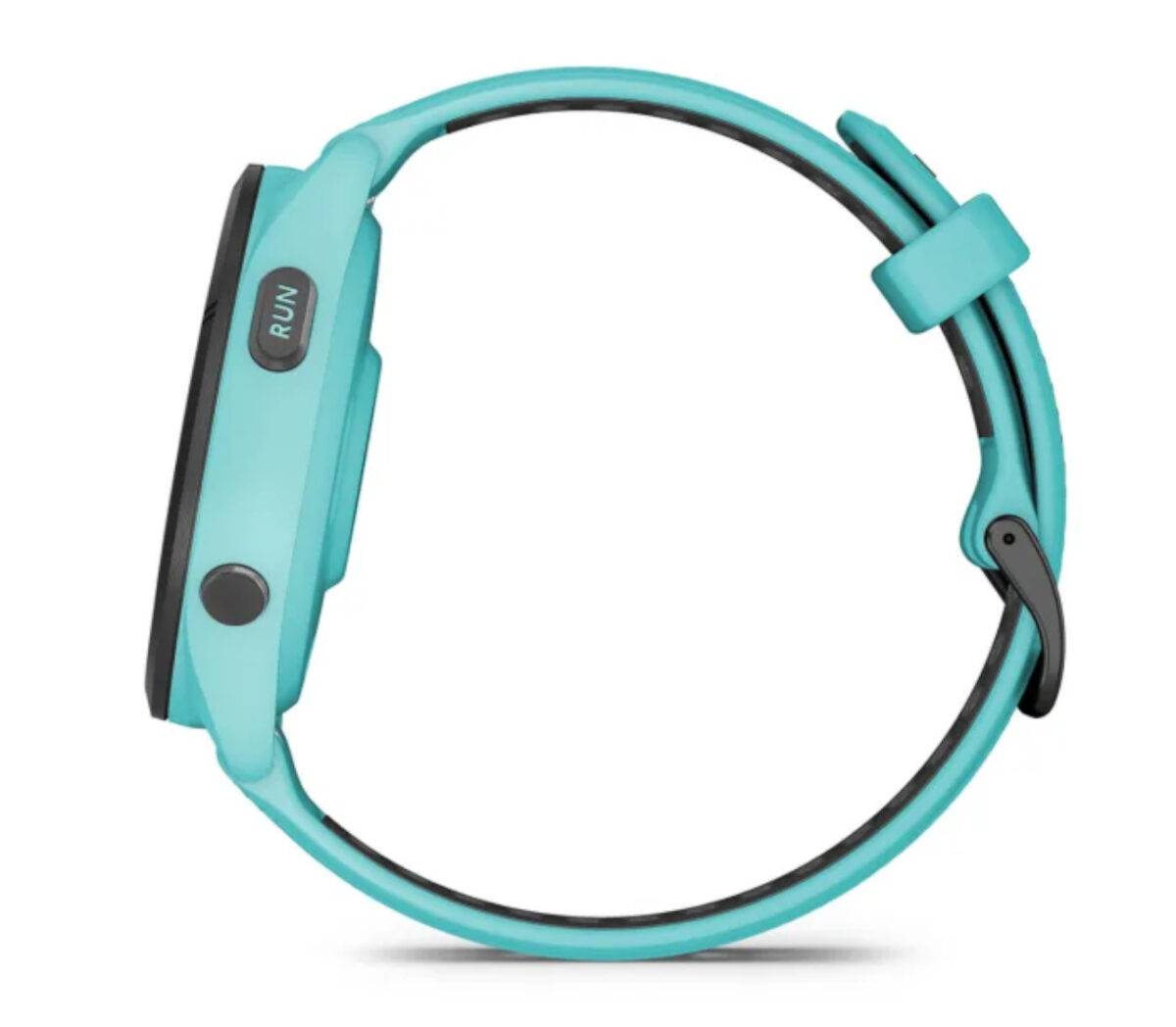 Lato Orologio Garmin forerunner 265 celeste