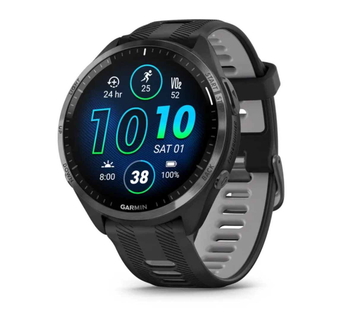 Lato Orologio Garmin forerunner 965 nero