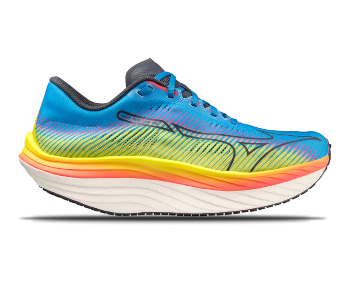 Scarpa Mizuno wave rebellion pro uomo multicolor