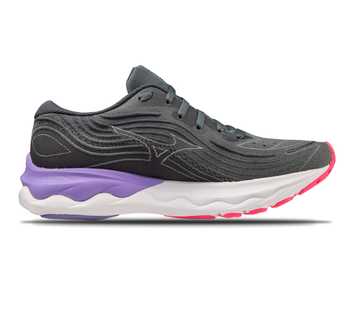 Scarpa Mizuno wave skyrise 4 donna nera viola