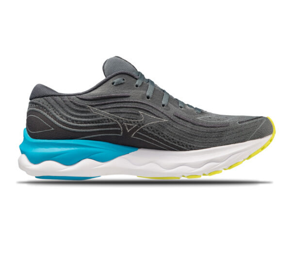 Scarpa Mizuno wave skyrise 4 uomo nera celeste