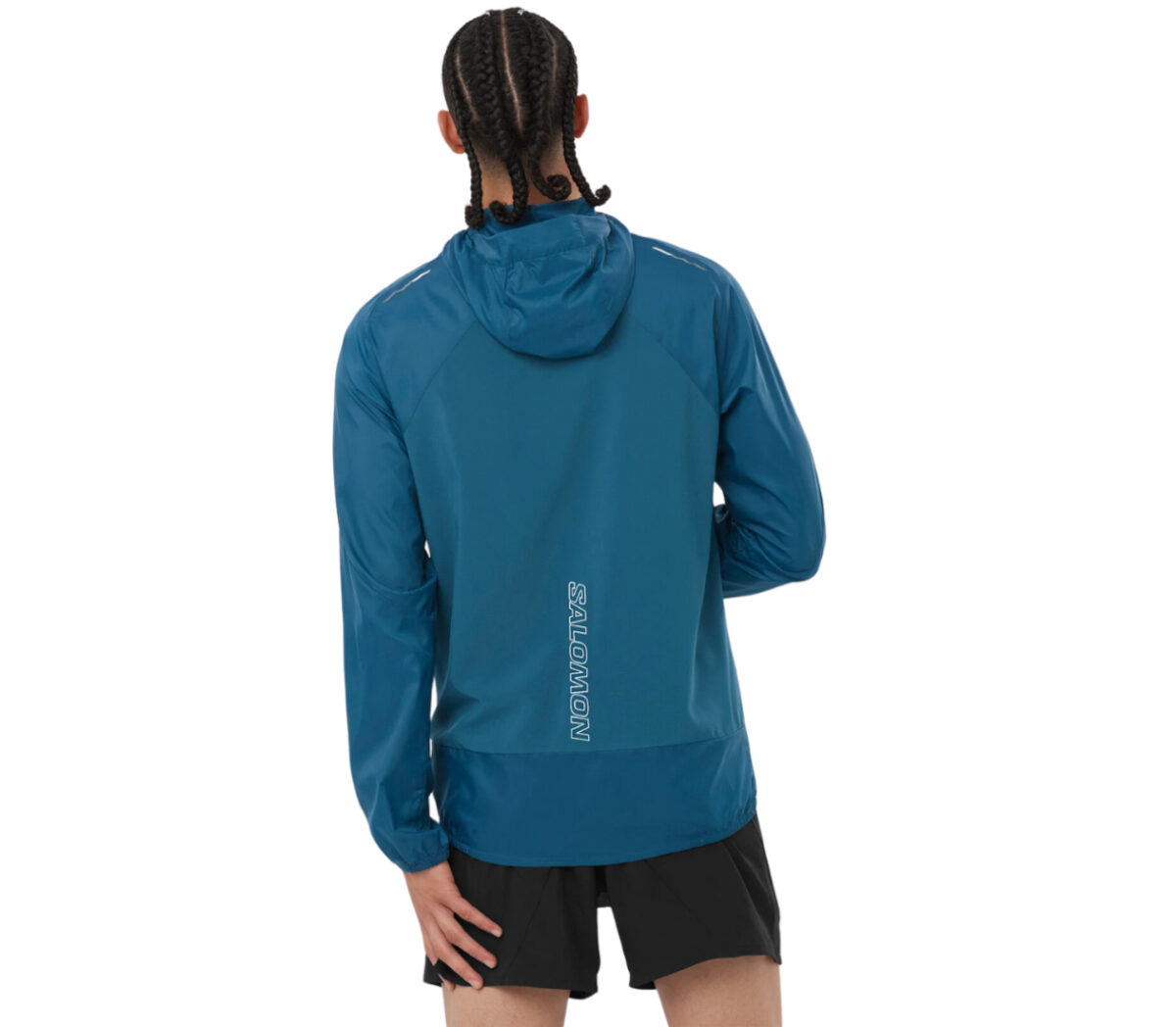 Dietro Salomon Bonatti Cross FZ Hoodie uomo ottanio