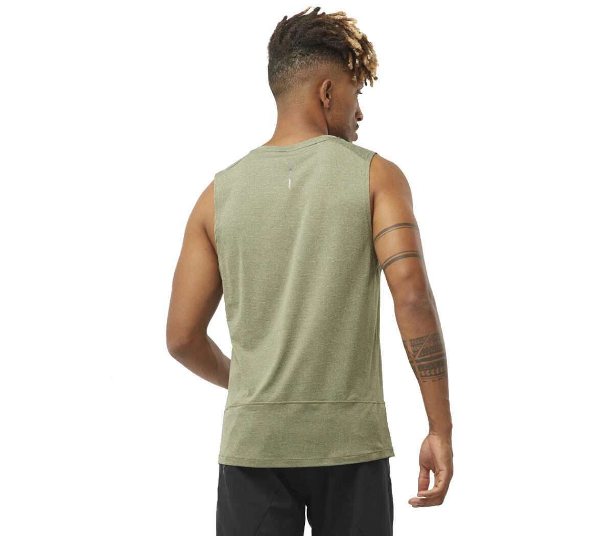 Dietro Canotta salomon sense cross tank uomo verde