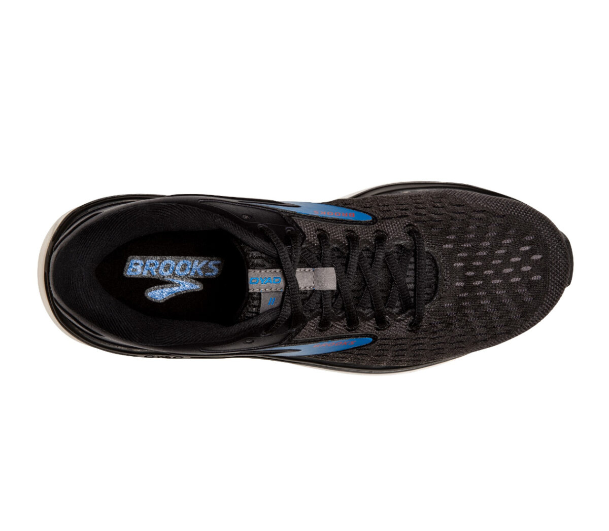 Tomaia Scarpa Brooks Dyad 11 wide E uomo nera blu