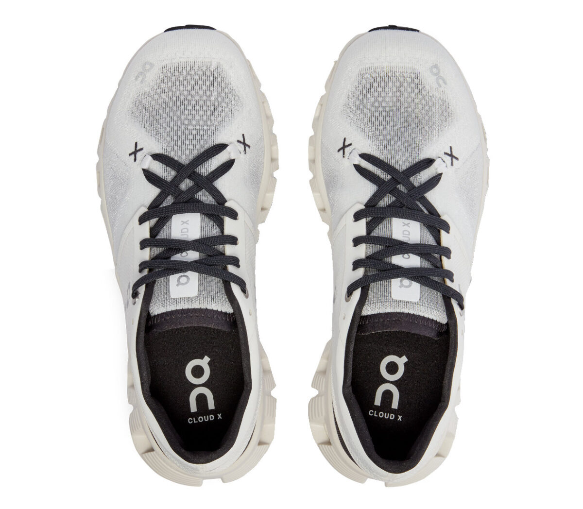 Tomaia Scarpa On runnin cloud X 3 donna white black