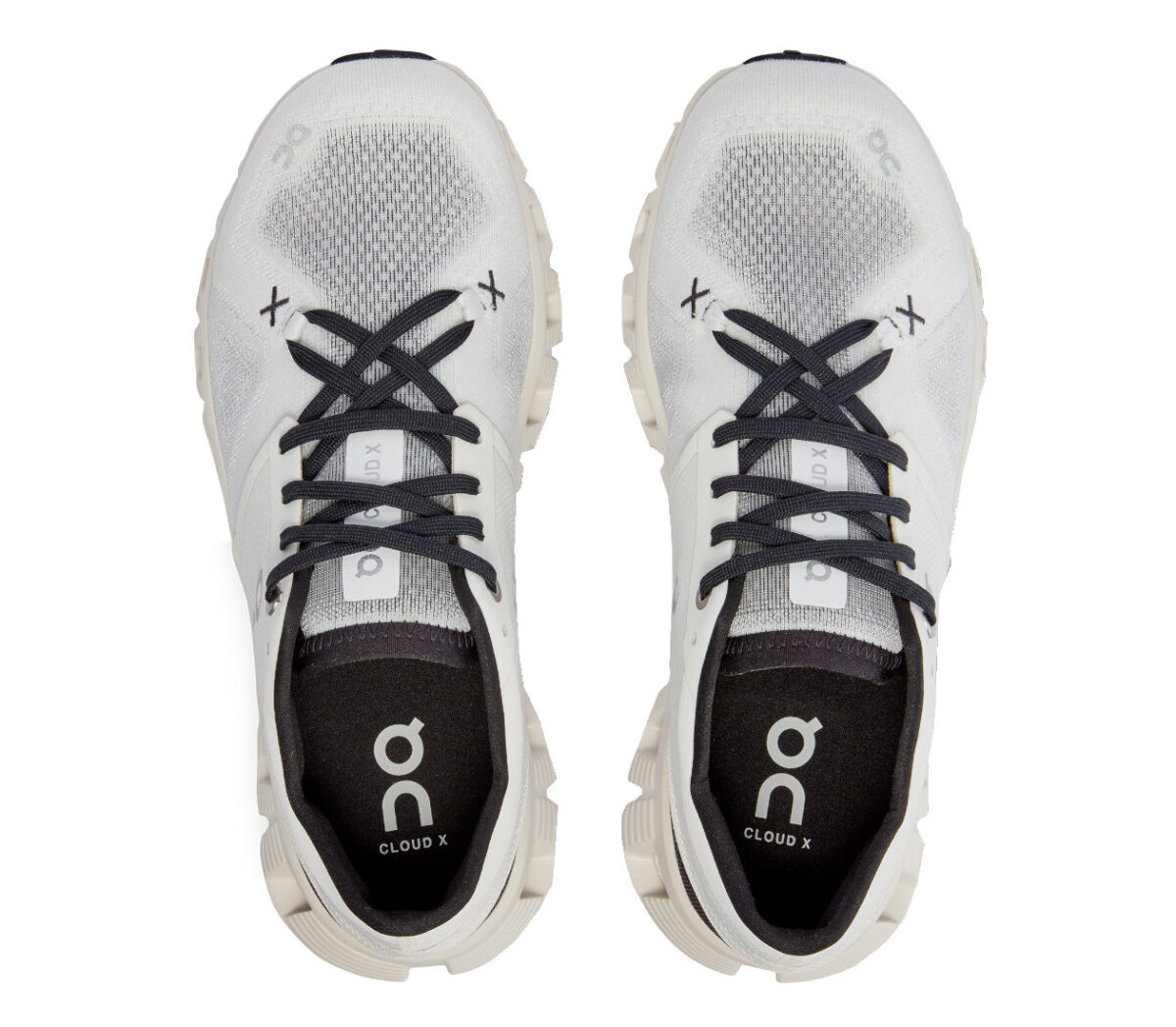 Tomaia Scarpa On runnin cloud X 3 uomo ivory black