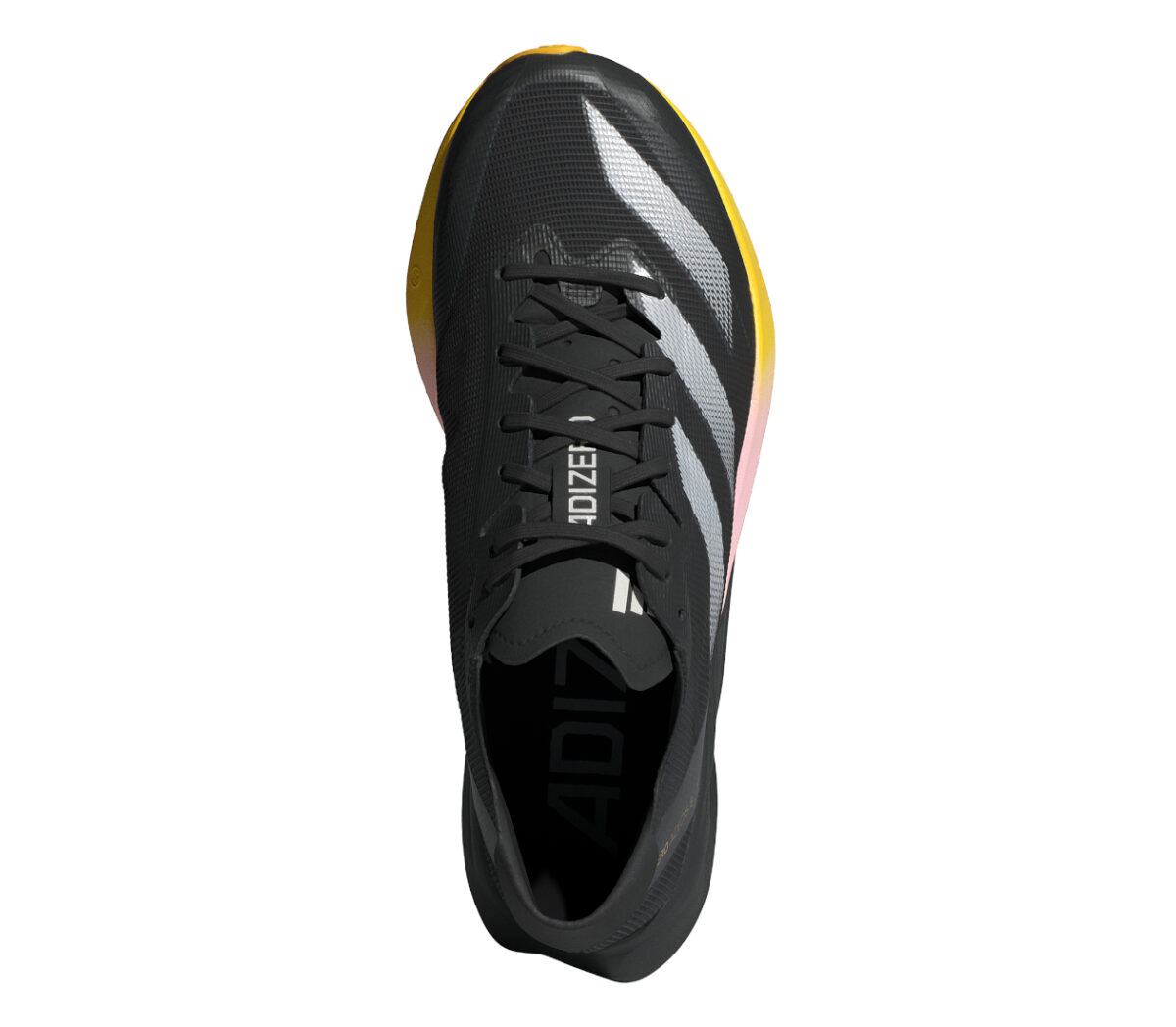 Tomaia Scarpa Adidas Adizero Adios 8 donna nera gialla