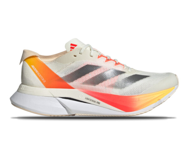 Scarpa Adidas Adizero Boston 12 donna bianca arancione