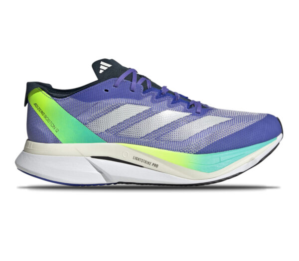 Scarpa Adidas Adizero Boston 12 uomo blu verde