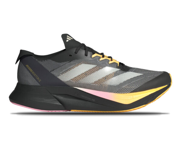 Scarpa Adidas Adizero Boston 12 uomo nera gialla