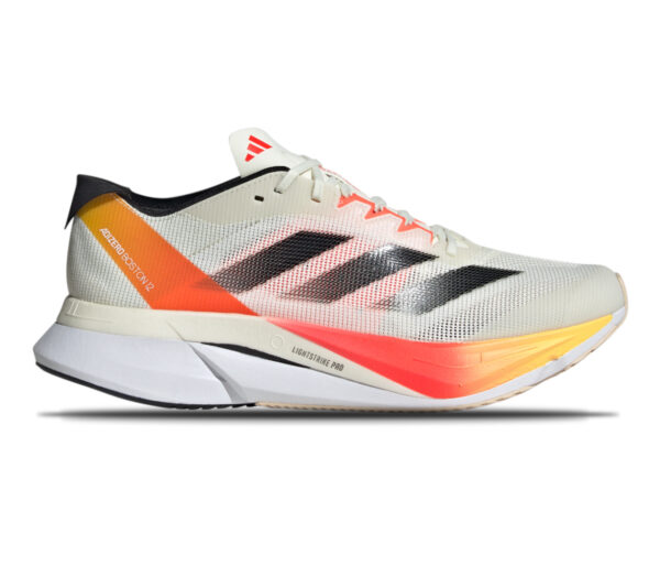 Scarpa Adidas adizero boston 12 uomo grigio arancione