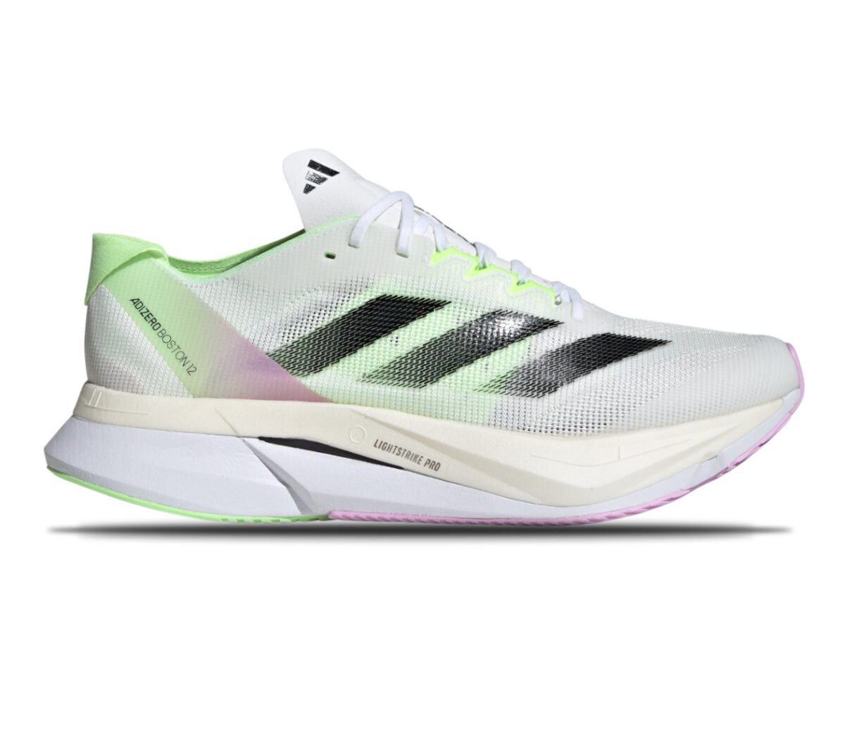 Scarpa Adidas Adizero Boston 12 uomo bianca verde