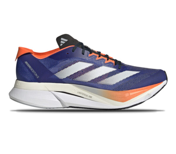 Scarpa Adidas Adizero Boston 12 uomo blu arancione