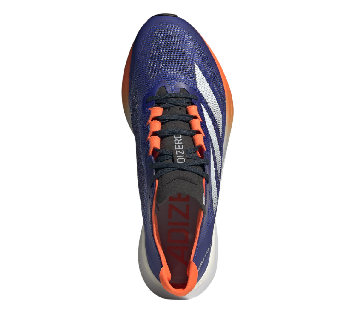 Tomaia Scarpa Adidas Adizero Boston 12 uomo blu arancione