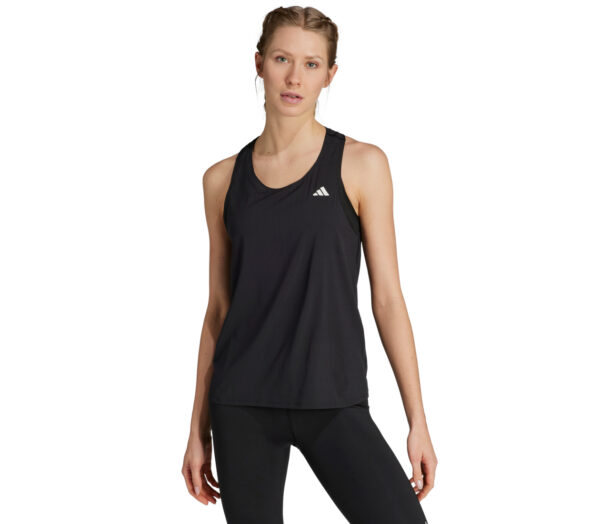 Canotta adidas adizero tank donna nera