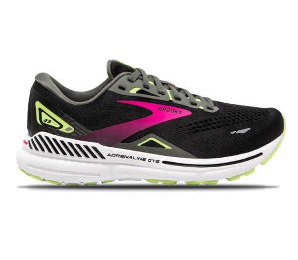 Scarpa Brooks Adrenaline GTS 23 donna nera fucsia