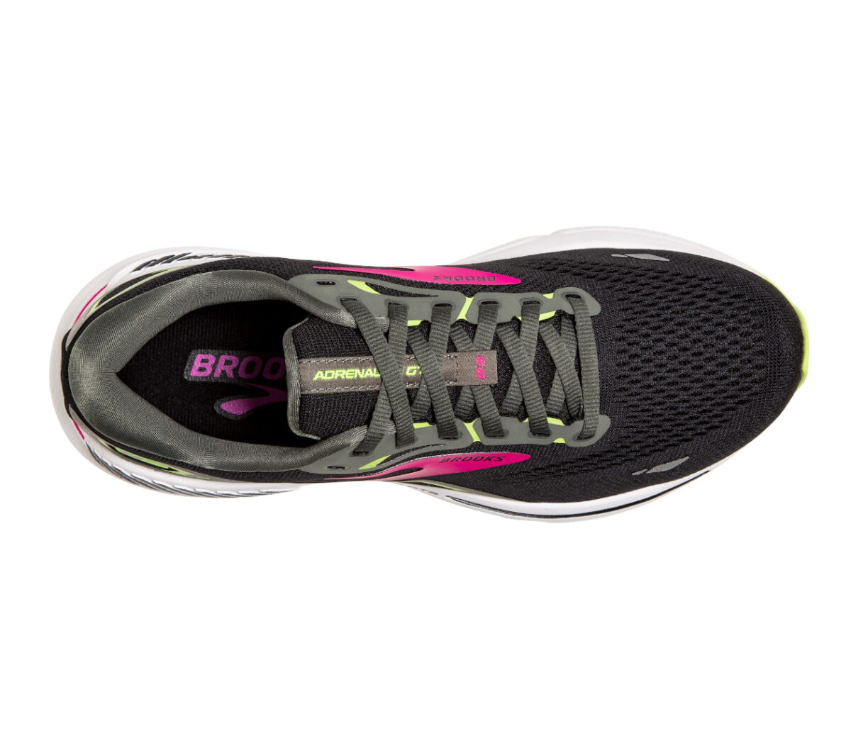 Tomaia Scarpa Brooks Adrenaline GTS 23 donna nera fucsia