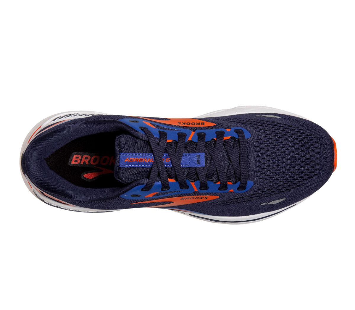 Tomaia Scarpa brooks adrenaline GTS 23 uomo blu arancio