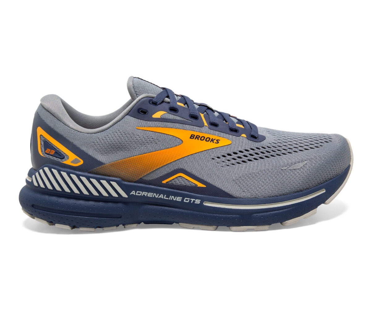 Scarpa Brooks Adrenaline GTS 23 uomo grigia arancione