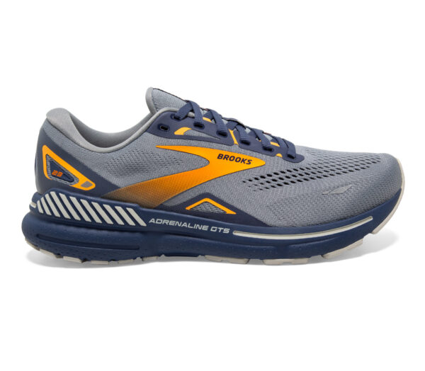 Scarpa Brooks Adrenaline GTS 23 uomo grigia arancione