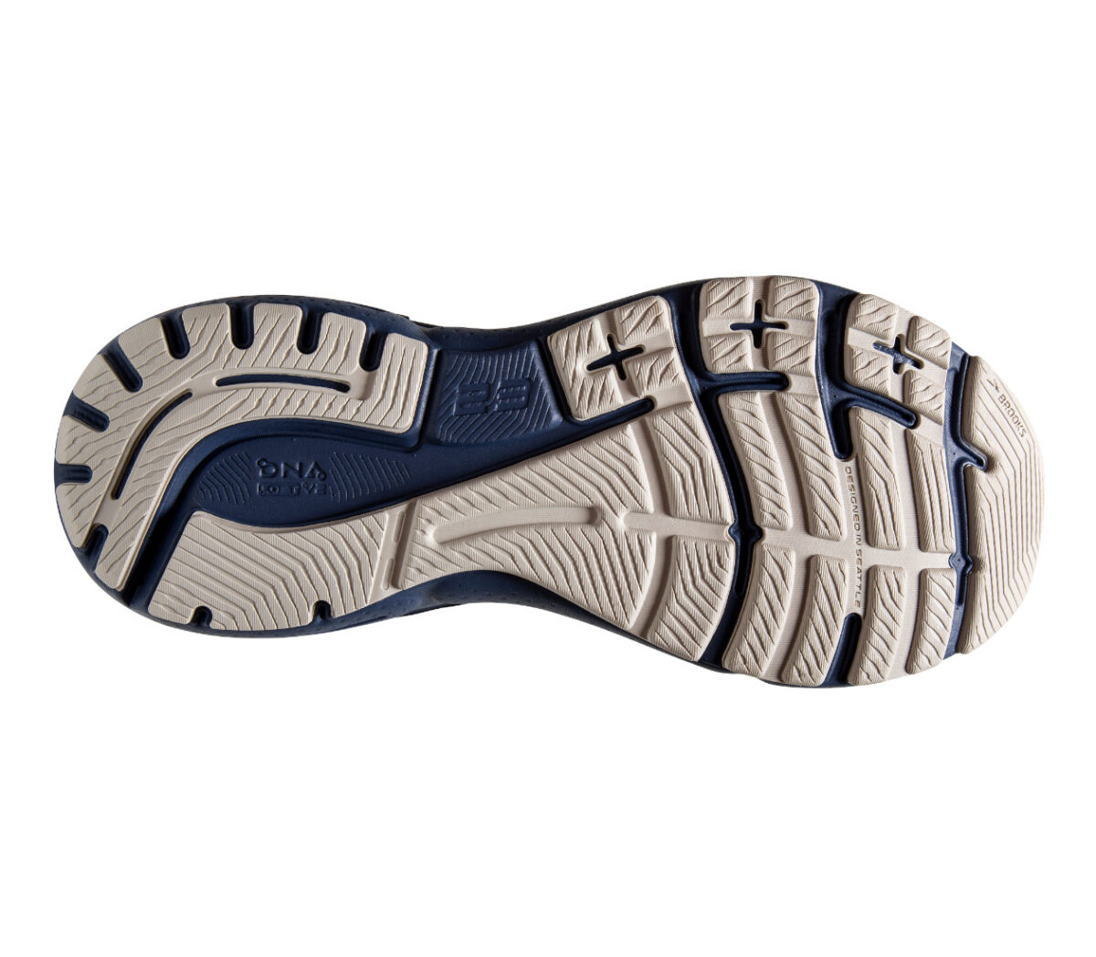 Suola Scarpa Brooks Adrenaline GTS 23 uomo grigia arancione