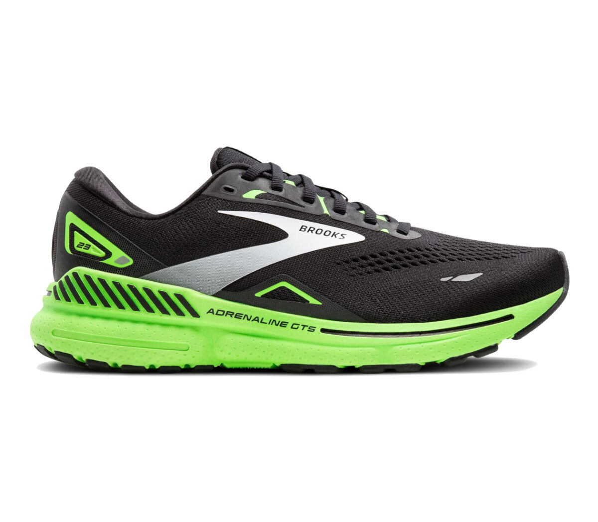 Scarpa Brooks Adrenaline GTS 23 uomo nera verde