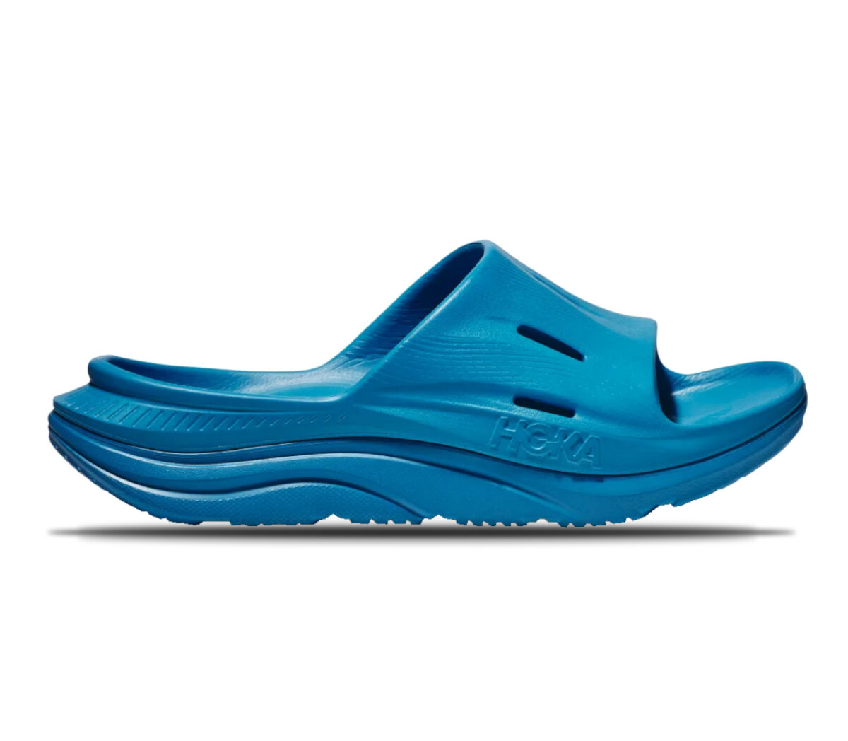 Scarpa Hoka Ora Recovery slide 3 unisex azzurra