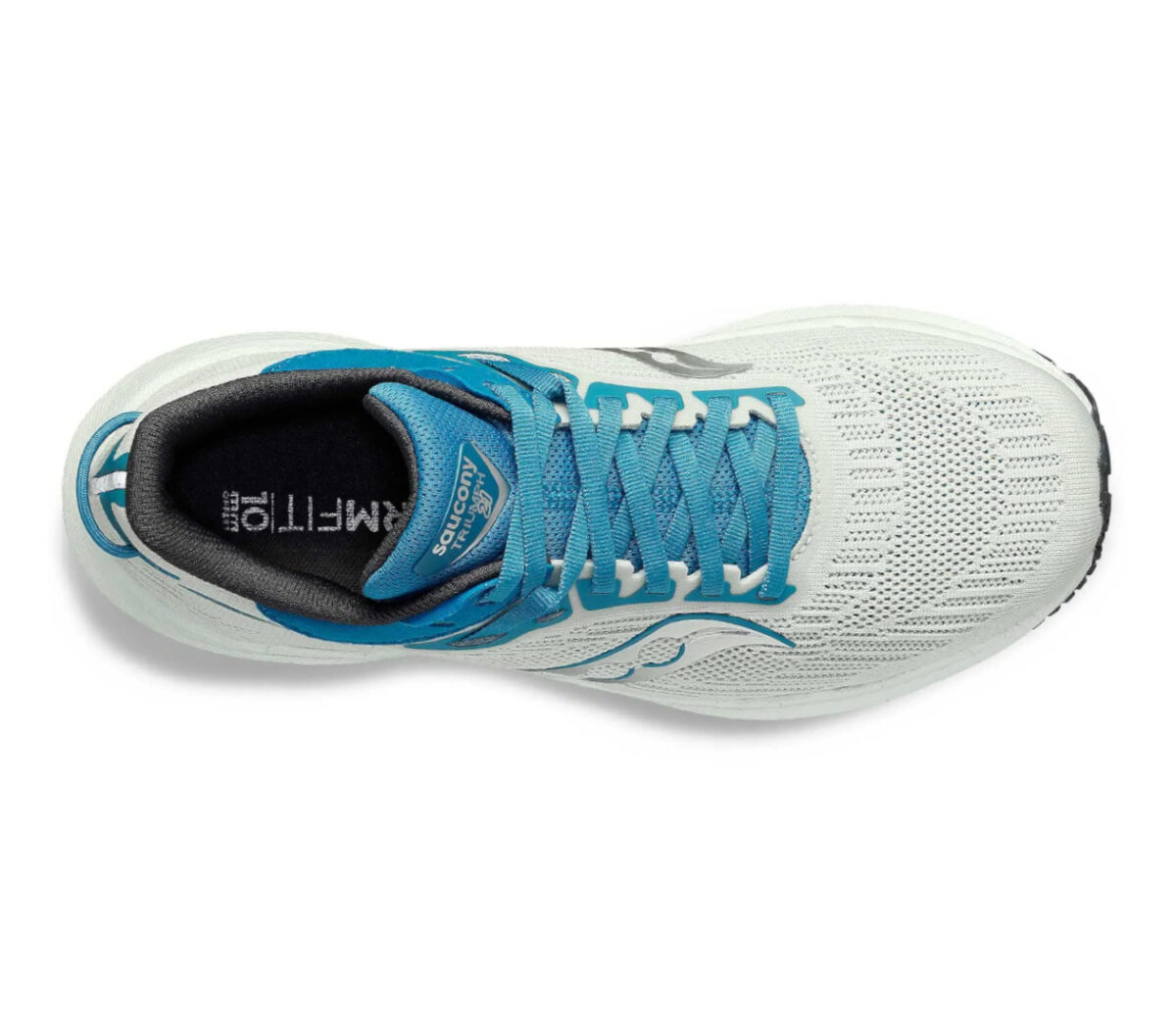 Tomaia Scarpa Saucony Triumph 21 donna bianca blu