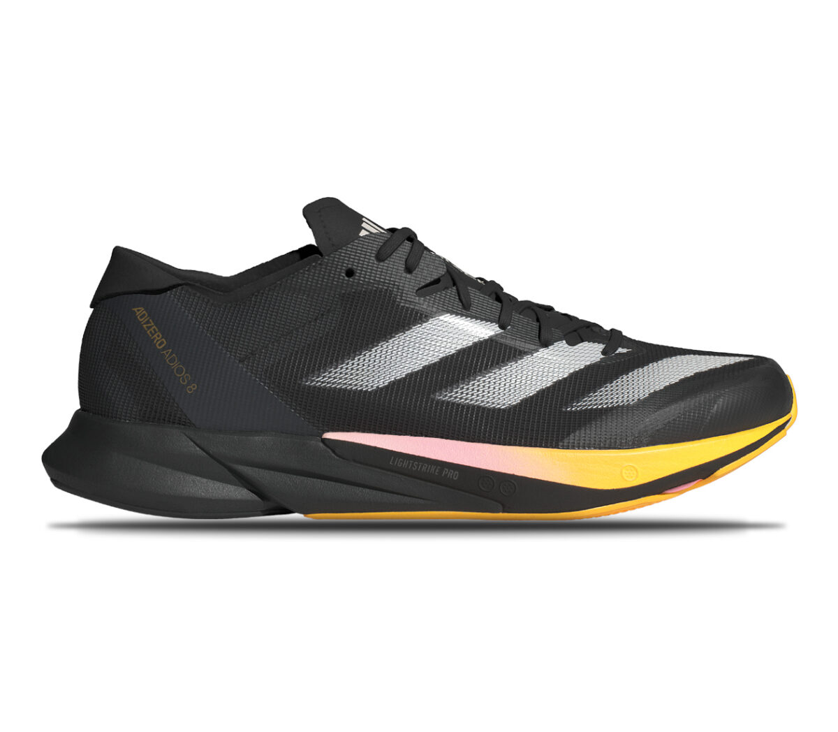 Scarpa Adidas Adizero Adios 8 uomo nera gialla
