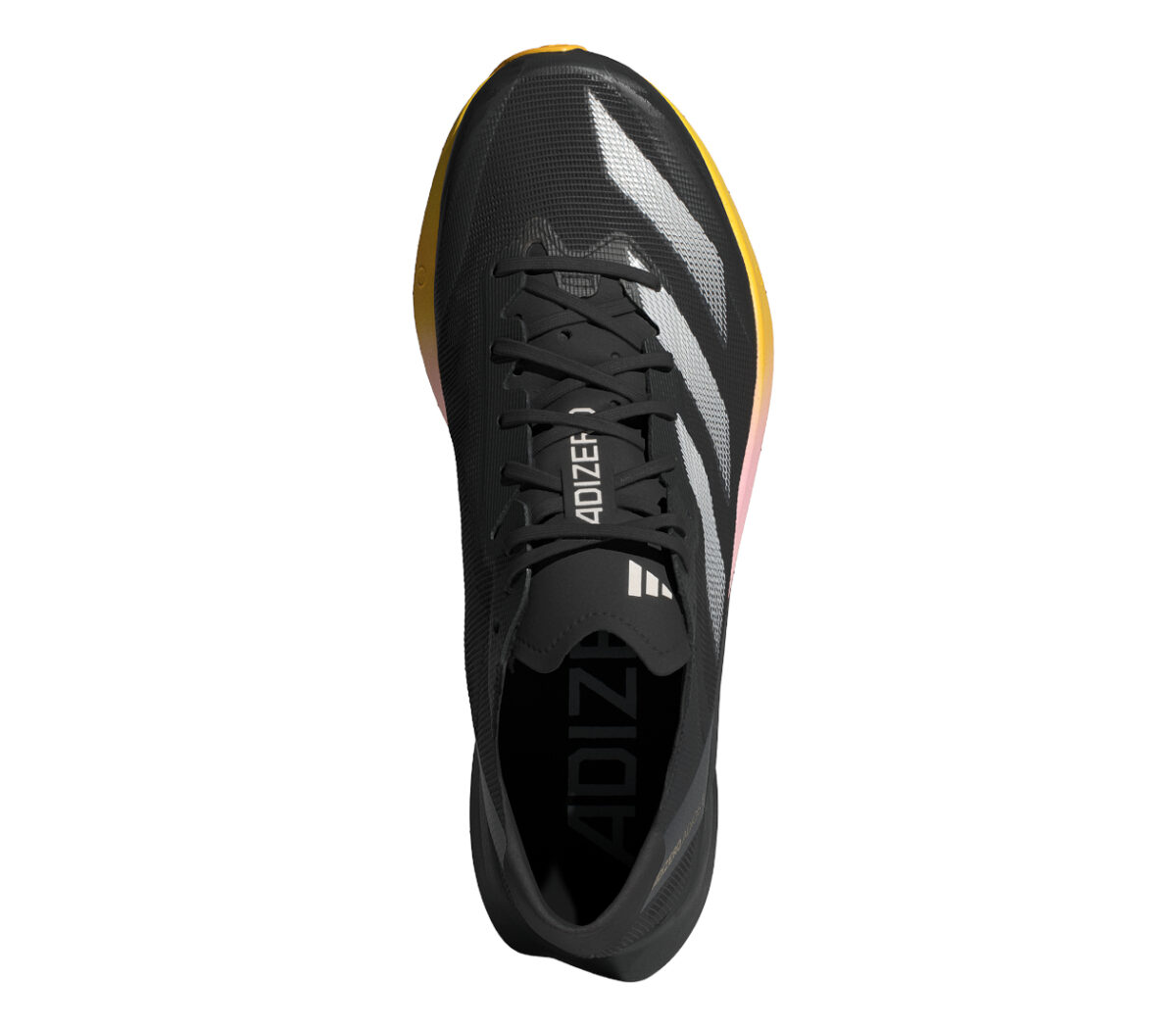 Tomaia Scarpa Adidas Adizero Adios 8 uomo nera gialla