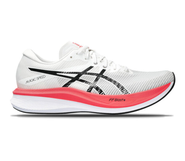 Scarpa Asics magic speed 3 uomo bianca rosa