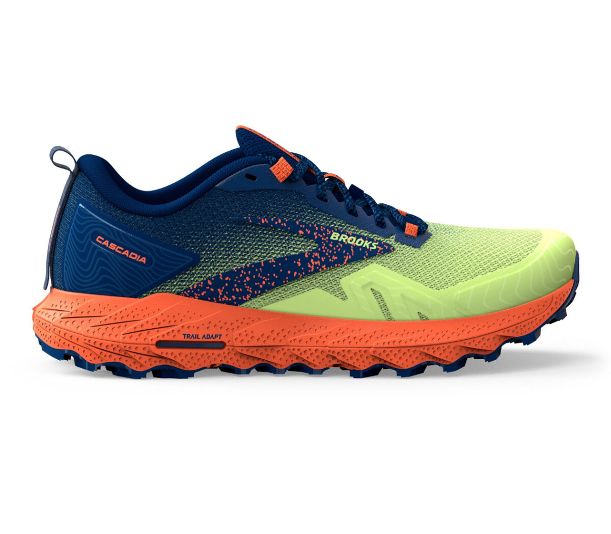 Scarpa Brooks cascadia 17 uomo blu verde