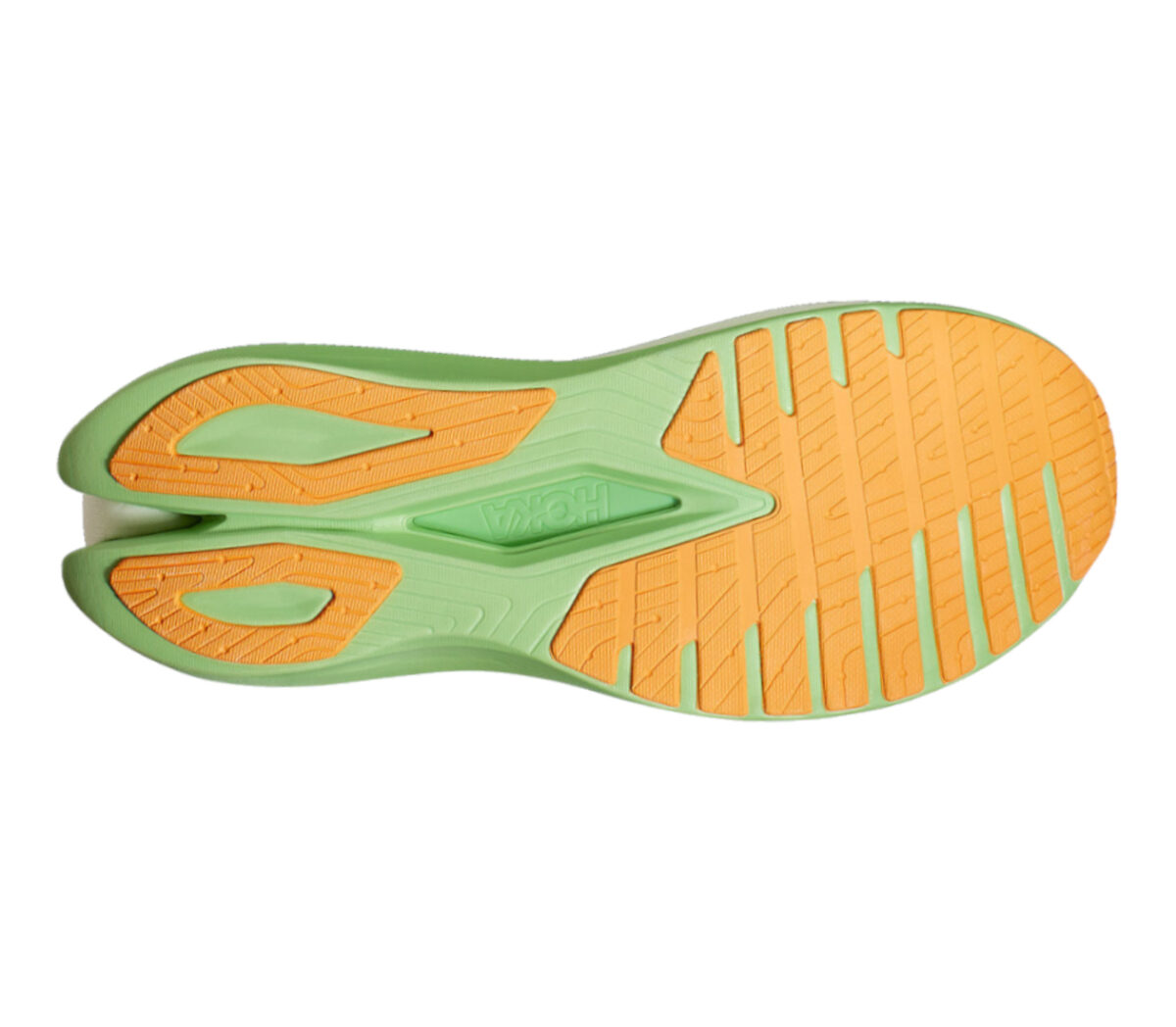 Suola Scarpa Hoka Mach X uomo verde lime