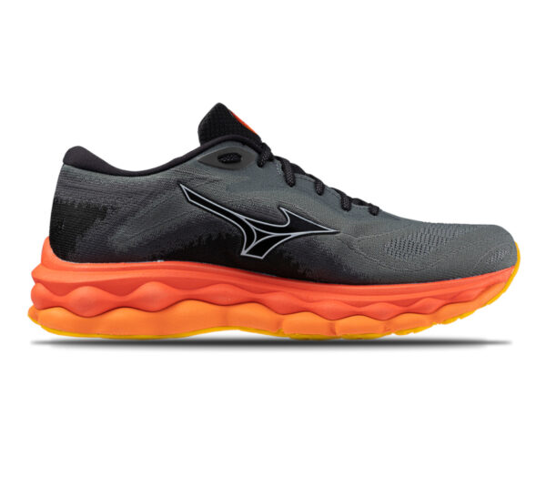 Scarpa Mizuno wave sky 7 uomo antracite arancione