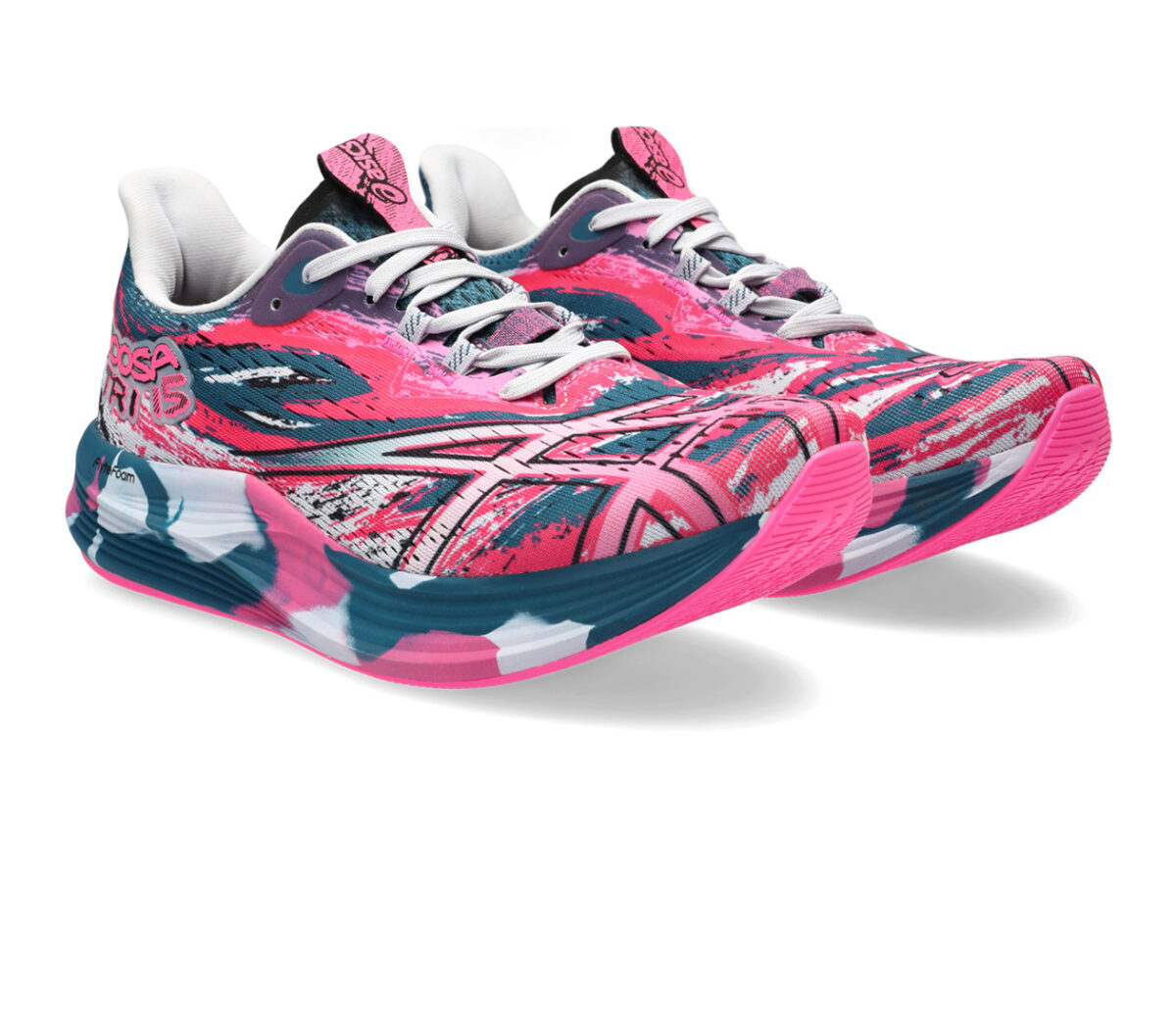 Coppia Scarpa asics noosa tri 15 donna rosa