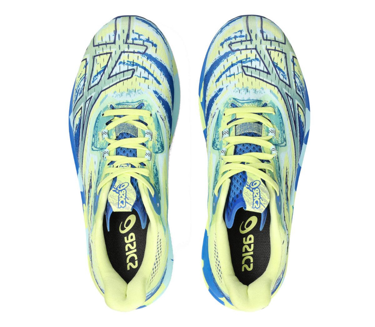 Tomaia Scarpa asics noosa tri 15 uomo blu gialla